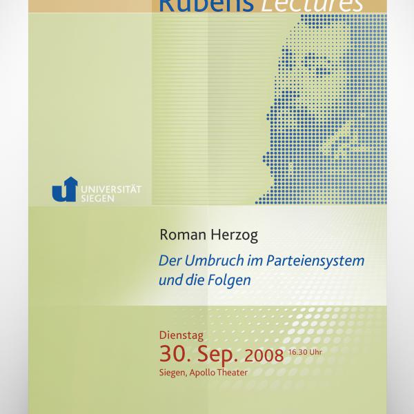 Plakat Rubens Lectures 2