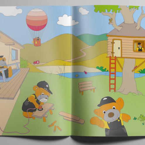 Ausmalbuch Klingspor 3 (mit Musterfärbung)